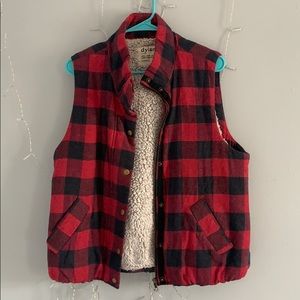 Plaid vest from Dylan.